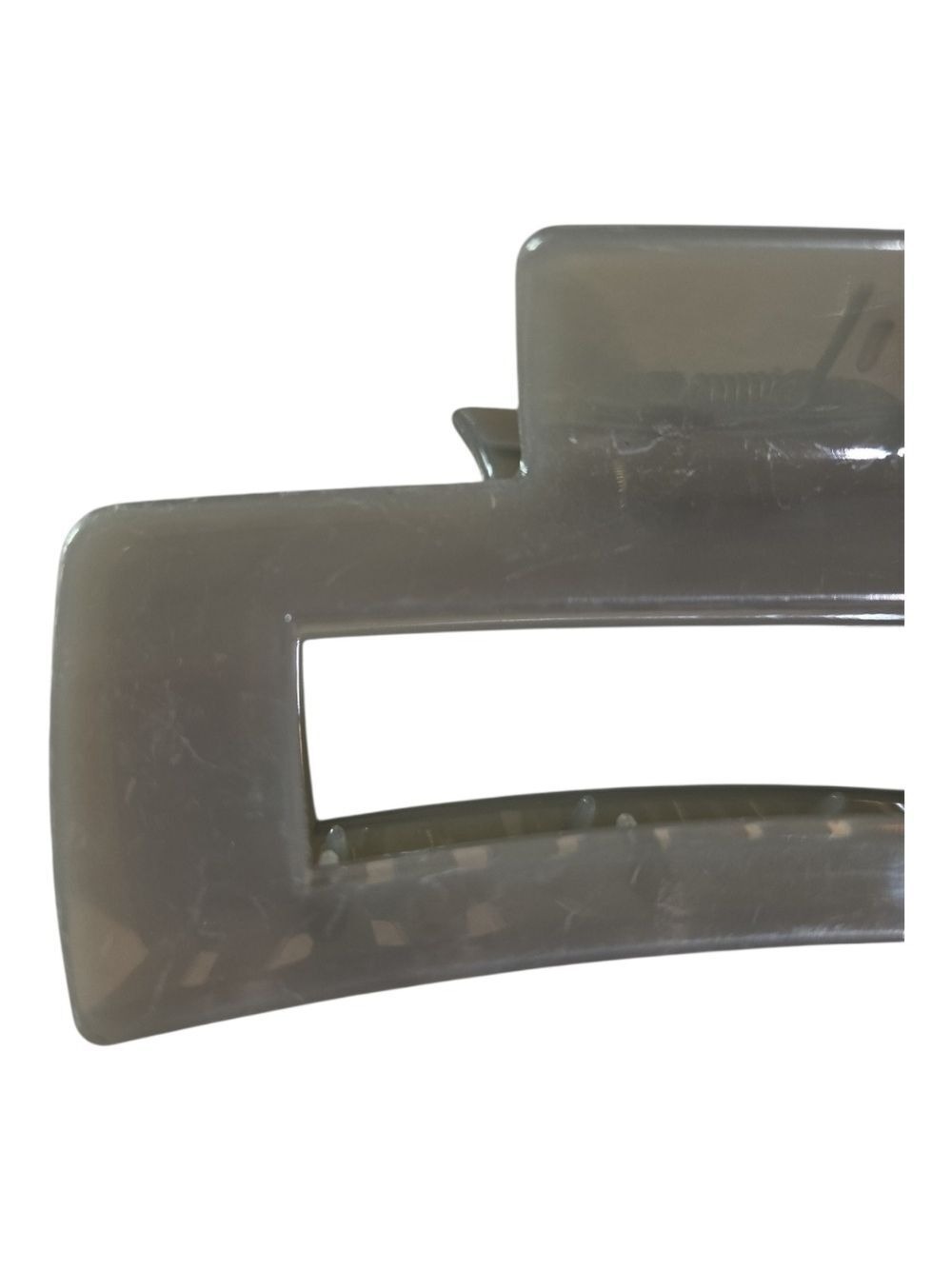 Matte Taupe Rectangular Hair Claw Clip - Picture 6 of 6